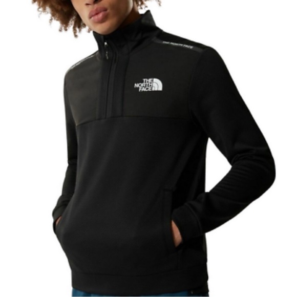 THE NORTH FACE⚡ Black Quarter-Zip Pullover - Picture 1 of 5